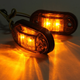 Прямоугольные светодиодные габаритные огни LED 6 диодов 12–24V желтого свечения 65×28 мм - изображение 8