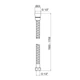 Шланг Lidz Niagara 06 1,5-1,7 м LDNIA06CRM35454 Chrome - изображение 2