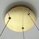 Люстра светодиодная подвесная Luminaria ERIKA 65W R485 GOLD с пультом - изображение 6