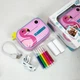 Дитячий фотоапарат миттєвого друку YT008 PINK FLAMINGO з підтримкою microSD - зображення 9