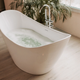 Ванна акриловая отдельностоящая Rea Ferrano 180x80 white REA-W0098 - изображение 2