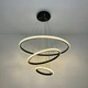 Люстра светодиодная подвесная LUMINARIA JULIE 75W 3R APP 600х1100 BLACK/CLEAR 220V IP20 для кухни, спальни, гостиной - изображение 5