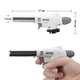 Портативная газовая горелка Flame Gun #920 turbo на газовый баллончик с пьезоподжигом и регулировкой пламени белый - изображение 7