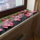 Покриття для підвіконня, м'яке скло з фотодруком Орхідеї з краплями води, 1,2 мм (450х1600)(ПО-5-fl098_8) - зображення 2