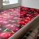 Покриття для підвіконня, м'яке скло з фотодруком Черешня, 1,2 мм (350х1600)(3-tx408) - зображення 1