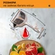 Соковитискач ручний для фруктів із затискачем Hand Juicer універсальний алюмінієвий прес для цитрусових та овочів - зображення 3