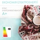 Электропростынь Termosoft теплая простынь с подогревом ambion 120*160 полуторка байка Голубой - изображение 4