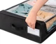 Комплект органайзеров Luminaria UNDER BED для хранения вещей и одежды под кроватью 74 x 44 x 17.5 см 2 шт Черные (6951712316023) - изображение 8