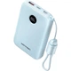 Универсальная батарея Vention 10000mAh 22,5W Fast Charging USB-A 2xUSB-C с встроенным кабелем Blue (FKAL0-C) - изображение 1
