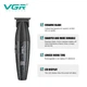 Машинка (тример) VGR V-640T BLACK, 3 насадки, LED display, 9000RPM - зображення 4