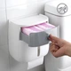 Держатель для туалетной бумаги клеящийся MBM HOME BP-16 WHITE/GRAY белый/серый - изображение 8