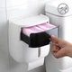 Тримач для туалетного паперу клейкий MBM HOME BP-16 WHITE/BLACK білий/чорний - зображення 8