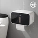 Держатель для туалетной бумаги клеящийся MBM HOME BP-15 WHITE/BLACK белый/черный - изображение 5