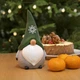 Статуэтка новогодняя MBM HOME "Гном" DH-ST-32 GREEN/WHITE зеленая с белым - изображение 1