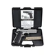Стартовий пістолет Kuzey 911 SX matte chrome, чорні ручки, з дод. магазином (Colt 1911)+ 15 патронов - зображення 4