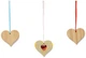 Zestaw kreatywny Colorations Wooden heart ornaments Large 20 elementów 31WD12 (5710903618718) - obraz 2