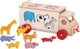 Zestaw do zabawy Bigjigs Toys Animal Shape Wagon 2999656 (691621023006) - obraz 2