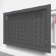 Решетка на батарею декоративная SMARTWOOD R2020 600 мм Графит (R20202106) - изображение 2