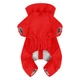 Дощовик для собак WAUDOG Clothes водонепроникний L55 В 77-79 см С 50-55 см червоний - изображение 3