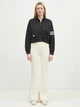 Толстовка на молнии без капюшона женская Adidas Originals Neucl Tracktop JI8495 XS Black/Crewht (4067906021221) - изображение 10