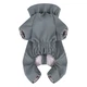 Дождевик для собак WAUDOG Clothes, водонепроницаемый, S40, В 56-59 см, С 37-40 см, серый - изображение 3
