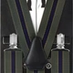 Подтяжки Bow Tie House длинные галстучные зеленые в полоску 10060L - изображение 2