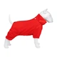 Дощовик для собак WAUDOG Clothes, водонепроникний, L50, 70-74 см, З 47-50 см, червоний - зображення 1