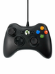 Геймпад провідний для ПК 10 кнопок Xbox 360 D-pad з регульованою вібрацією, шнуром 2.7 м та USB-портом, чорний - зображення 1