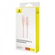 Кабель Baseus Habitat Series Fast Charging Cable Type-C to iP 20W 2m Wheat Pink (P10360201421-01) (14823) - изображение 2