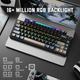 Игровая механическая клавиатура Attack Shark X66 / 60% / Три режима подключения / Strawberry Switch / Beige - изображение 4