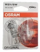 Вказівна лампа розжарювання OSRAM 7515-02B W21/5W 12V W3x16q 10X2 Blister - зображення 1