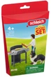 Набір фігурок Schleich Horse Club Барбекю з Томом 42754 (4059433992785) - зображення 1