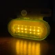 Світлодіодний габаритний LED ліхтар 12 діодів 100×70 мм (12V/24V) білого світіння для причепів і вантажівок - зображення 8