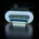 Світлодіодний габаритний LED ліхтар 12 діодів 100×70 мм (12V/24V) білого світіння для причепів і вантажівок - зображення 9