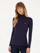 Гольф-водолазка жіноча U.S. Polo Assn G082SZ082-000-2296800(Murdum) XS Темно-синя (8683859341788) - зображення 1
