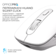 Мышь OfficePro M265W Wireless/Bluetooth Silent Click White - изображение 7
