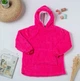 Детская толстовка-плед Huggle Pets Hoodie розовая полиэстер 70% хлопок 30% рост до 140 см унисекс - изображение 1