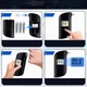 Алкотестер портативный с LCD дисплеем и мундштуком 0.01 % BAC полупроводниковый на батарейках AAA - изображение 6