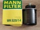 Фильтр топливный MANN WK820/14 MERCEDES 1.8-3.5CDI 10-> - зображення 1