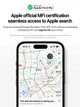 Комплект 4шт ACEFAST airtag gps блютуз розумний смарт трекер для пошуку речей, тварин, авто - изображение 6