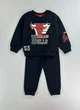Дитячий спортивний костюм Zara Chicago Bulls для хлопчика (світшот + штани) Чорний 104-110 см - зображення 1