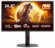 Монитор 26.5" aoc q27g4zdr Black/Red - изображение 1