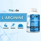 Формула с оксидом азота FITCODE, L-Arginine, Extra Strength, 1,500 mg, 100 Capsules (750 mg per Capsule) (11966748) - изображение 3