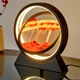 Световая 3D-панорама USB песчаный пейзаж светодиодная настольная лампа черный пластик стекло - изображение 1