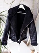 Дубленка куртка Pull&Bear из искусственной черной овчины S арт.7712/557/800 - изображение 6