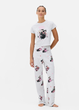 Женская пижама Primark Hocus Pocus Boyfriend Pajama Set XS для дома и сна Серый (8622) - изображение 1