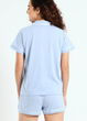 Пижамная рубашка Primark Ladies Pyjamas Boyfriend XXL Для дома и сна Голубой (8805) - изображение 4