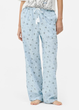 Жіночі піжамні штани Primark Wide Leg Pajama Bottoms XL для дому та сну Блакитний (8643) - зображення 1