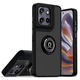 Чохол TPU Color Matte Ring для Motorola Moto G86 з кільцем - підставкою black - зображення 1
