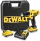 Аккумуляторная дрель-шуруповерт DeWalt XR Li-Ion 12В, 2 батареи по 2А·час, 24Нм, 400-1500 об/мин, патрон 10мм, кейс, вес 11 кг (632672) - изображение 1